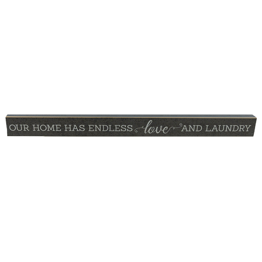 Endless Laundry Shelf Plaque