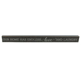 Endless Laundry Shelf Plaque