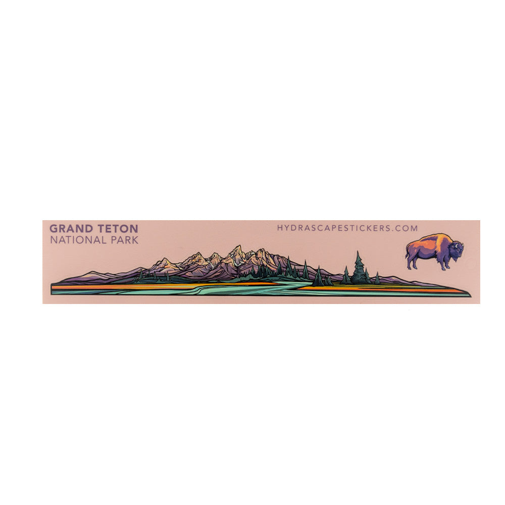 Grand Teton Miniscape Sticker