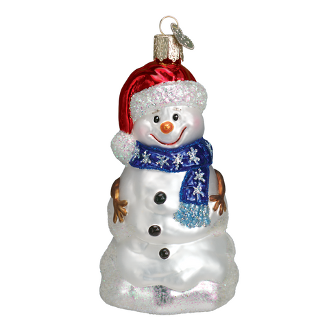 Happy Snowman Ornament by Old World Christmas