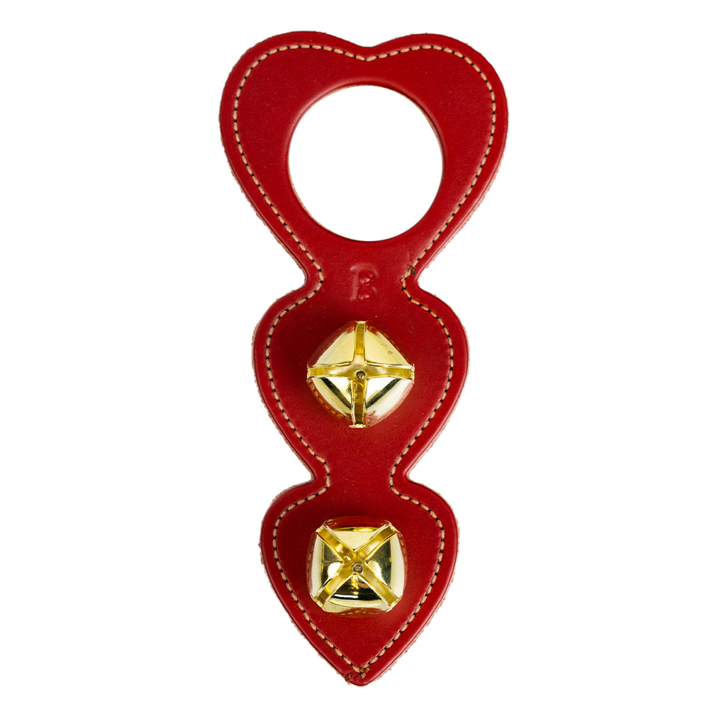 Heart Triple Tiered Bell by Belsnickel Enterprises brass jingle bells