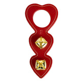 Heart Triple Tiered Bell by Belsnickel Enterprises brass jingle bells