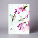 Dean Crouser Hummingbird Floral Greeting Card