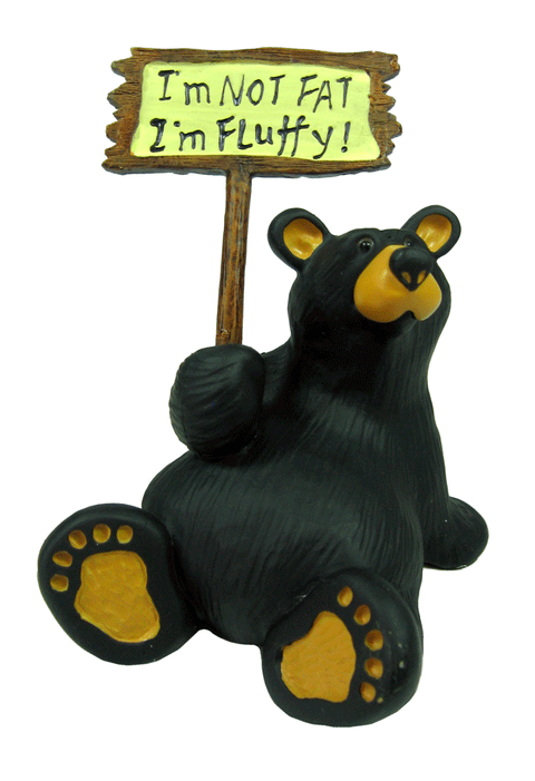 Bearfoots "I'm Fluffy Bear" by Big Sky Carvers