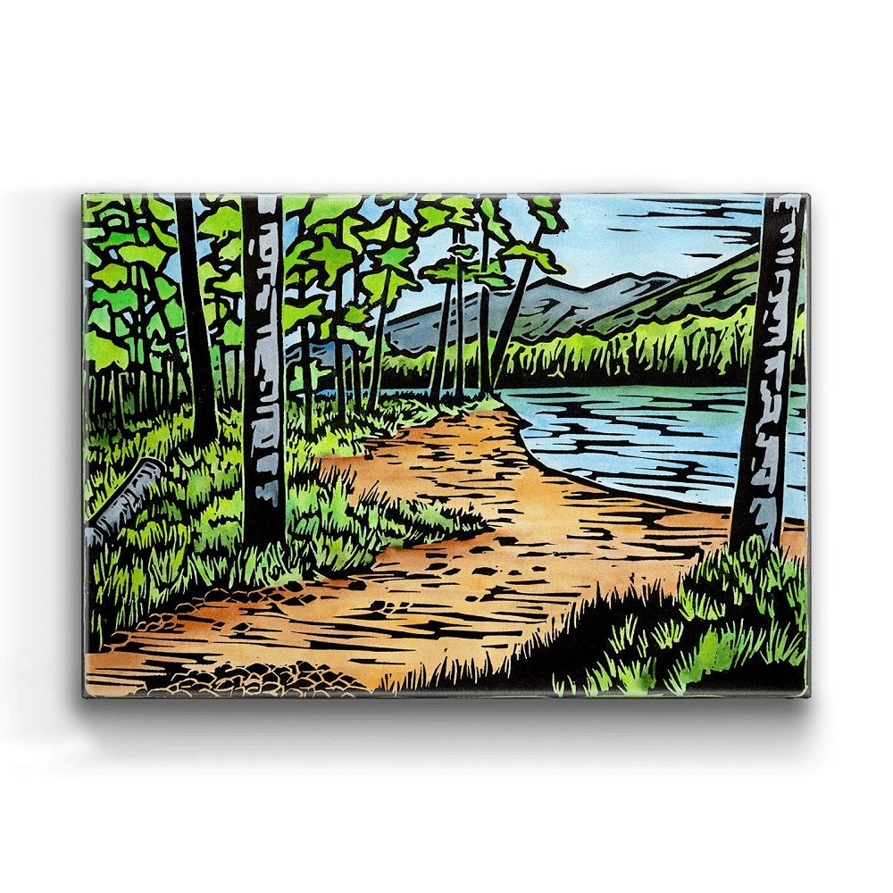 Karen Savory Spring Water Metal Box Wall Art by Meissenburg Designs