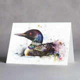 Dean Crouser Loon Watercolor Greeting Card