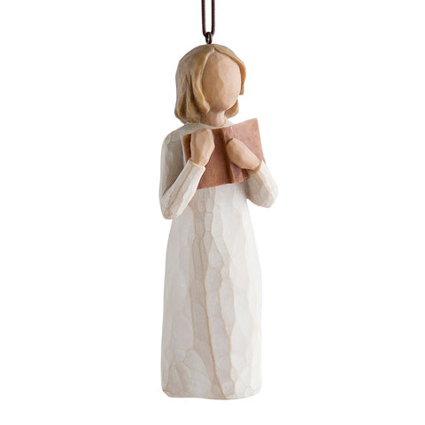 Love of Learning Willow Tree Ornament by Susan Lordi from Demdaco at Montana Gift Corral