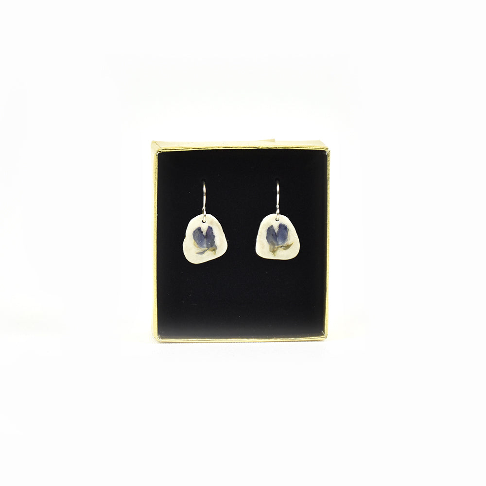 Lupine Montana Wildflower Wire Earrings by High Country Designs at Montana Gift Corral