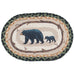 Oval Mini Swatch Trivet Rug by Capitol Earth Rugs (Mama Bear)