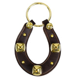 Medium Brown Horseshoe Bells by Belsnickel Enterprises- Brass Jingle Bells