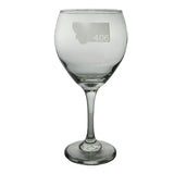 Etched Red Wine Glass by Lester Lou Designs (4 designs)