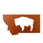 Montana Buffalo Magnet - shiny copper