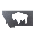 Montana Buffalo Magnet - graphite