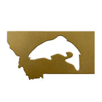 Montana Fish Magnet - gold