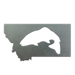 Montana Fish Magnet - silver