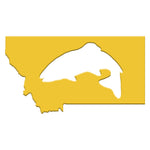 Montana Fish Magnet - yellow gold
