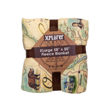 Fleece Blanket by Xplorer Maps (2 Styles)