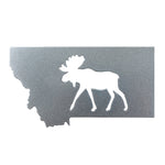 Montana Moose Magnet - silver