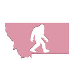 Montana Sasquatch Magnet - light pink