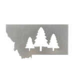 Montana Tree Magnet - silver