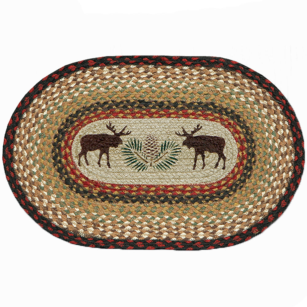 Moose Pinecone Placemat by Capitol Earth Rugs