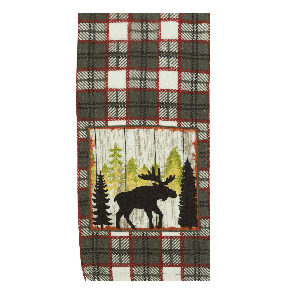 Moose Simple Life Terry Towel by Kay Dee Designs - decorative tea towels