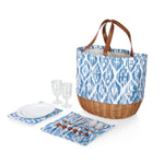 Moroccan Watercolor Promenade Picnic Basket