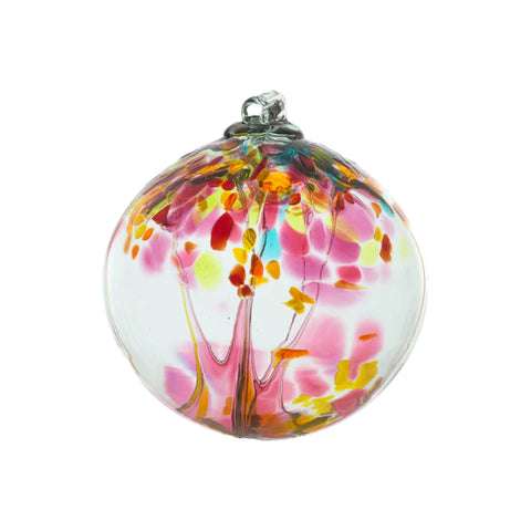 Motherhood Tree of Enchantment Ball by Kitras Art Glass