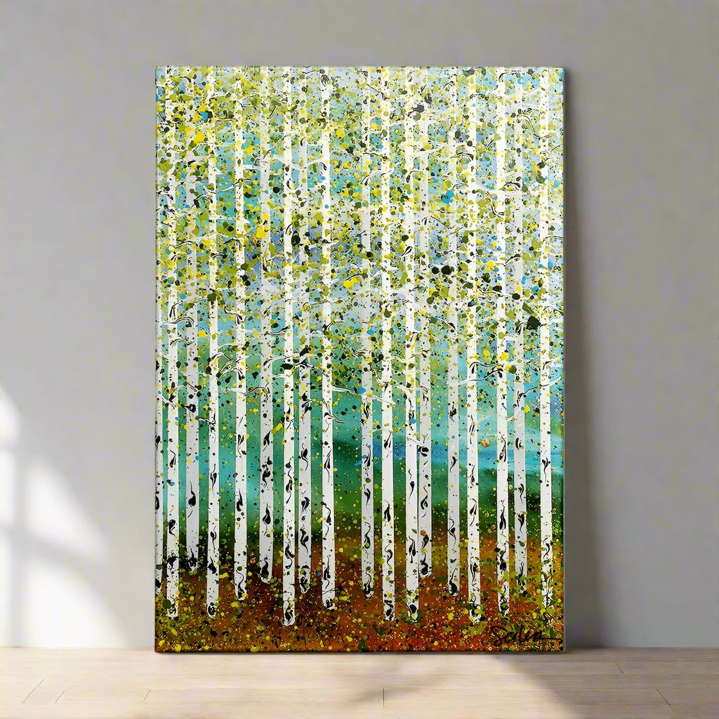 Nancy Seiler Aspen Spring Colors Box Art by Meissenburg Designs
