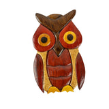 The Owl Magnet by The Handcrafted is who! This owl magnet has big eyes that stand out and is made from beautiful wood that is stained and cut perfectly for this design.