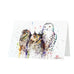 Dean Crouser Owl Trio Bird Watercolor Greeting Card
