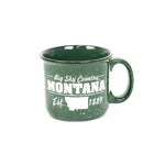 Green Montana Campfire Coffee Mug