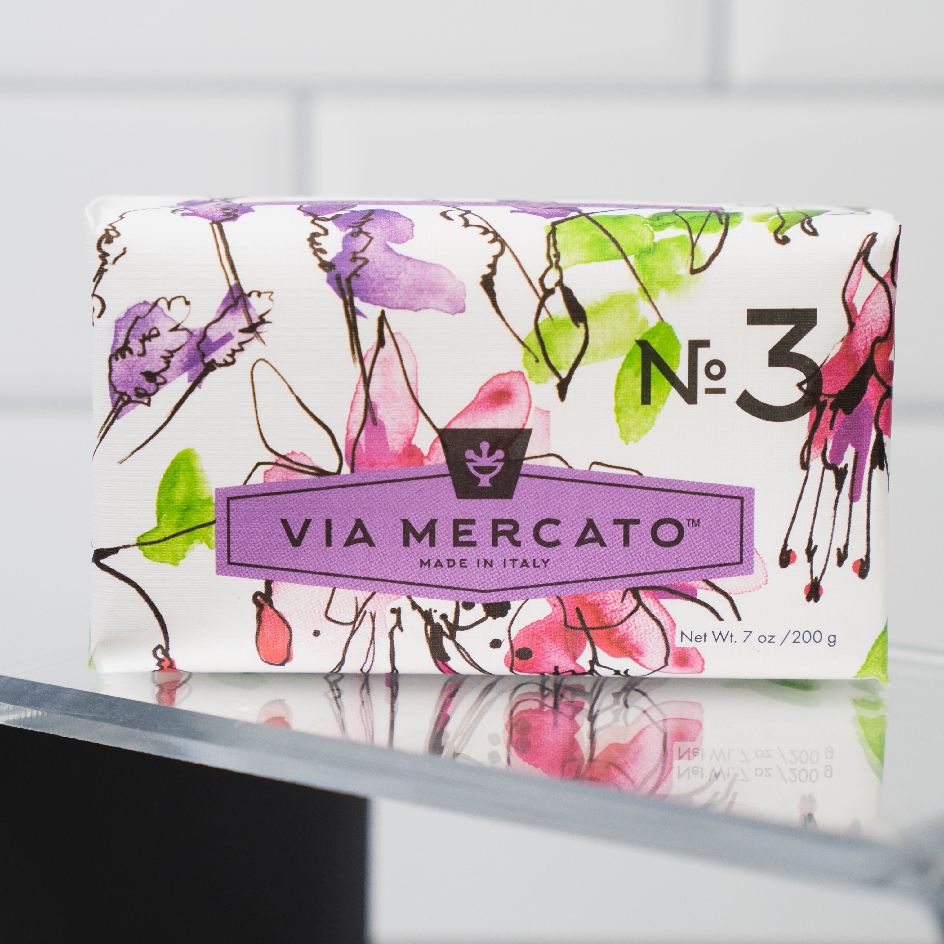 Pepe Rosa, Lavender, and Vanilla Bean Via Mercato Soap