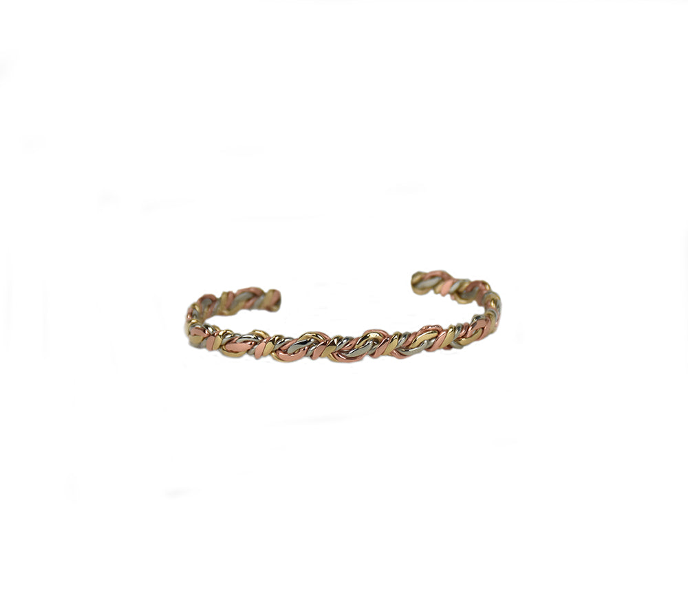 Rainforest Mixed Metal Bracelet by Sergio Lub Jewelry