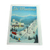 Retro Ski Resort Greeting Card by Lantern Press