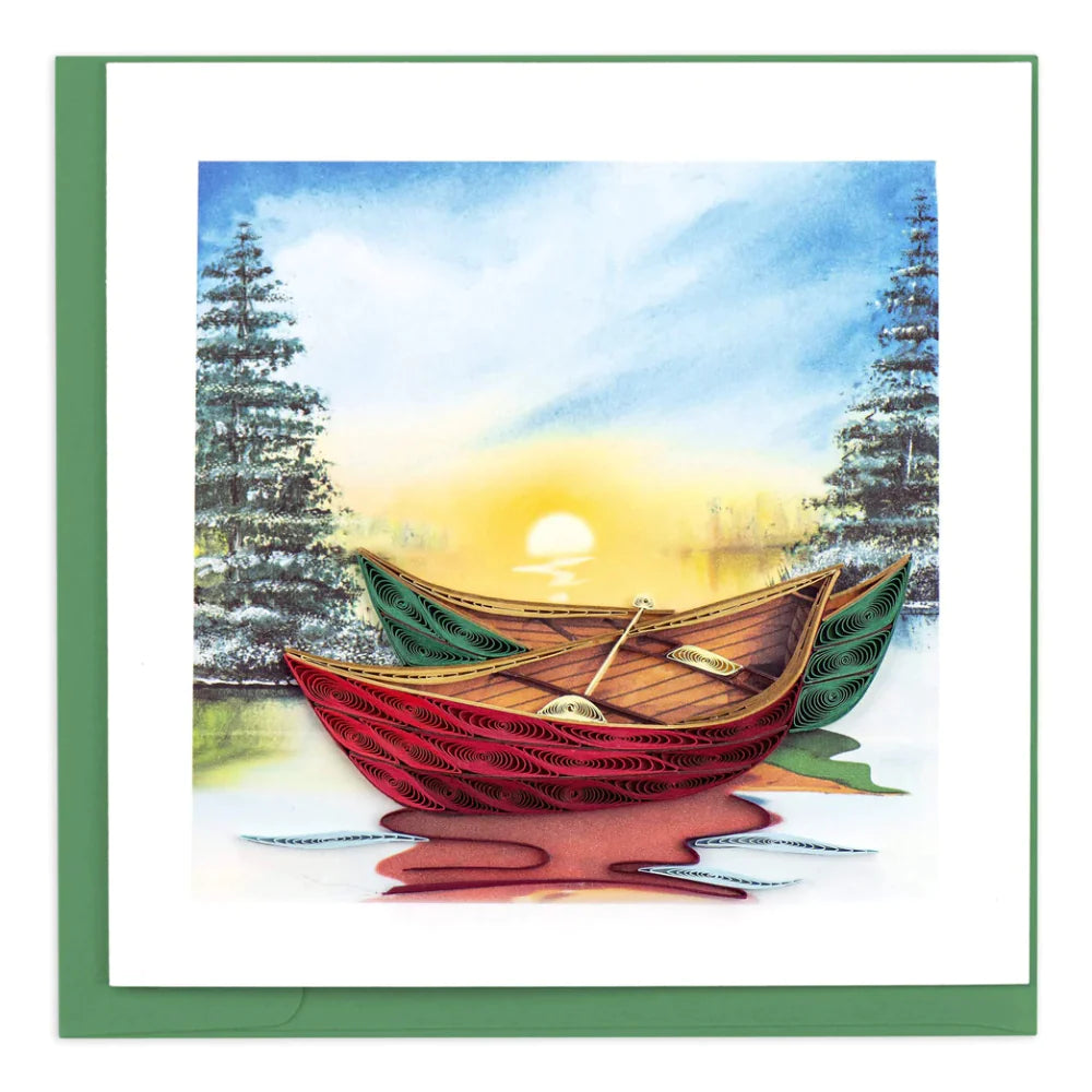Outdoors Square Greeting Card by Quilling Card (11 Styles)