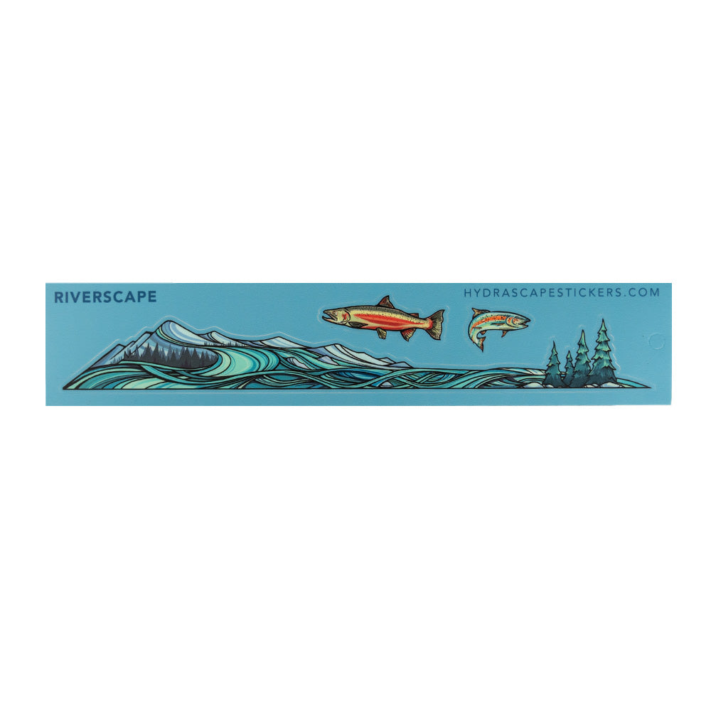 Riverscape Miniscape Sticker