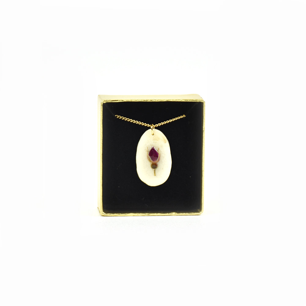Wild Rose Wildflower Pendant Necklaces by High Country Design