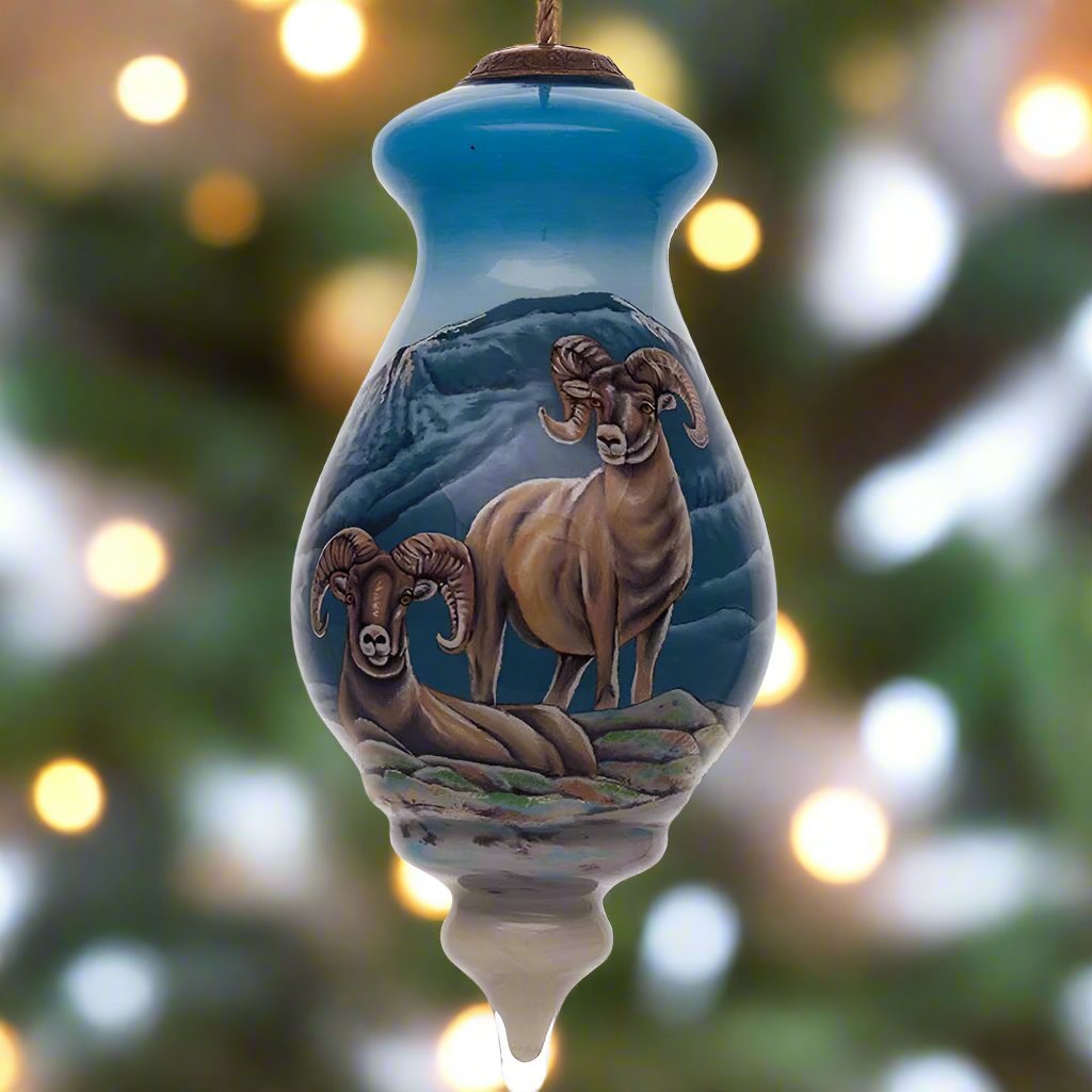 Rosemary Millett Alpine Morning Christmas Ornament by Inner Beauty