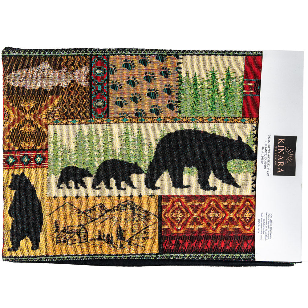 Rustic Bear Runner by Kinara Fine Weaving