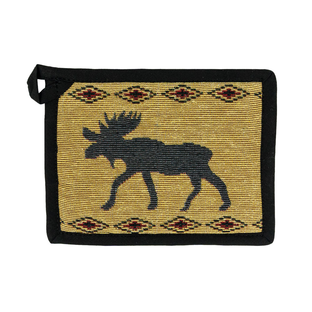 Now you can add a bit of rustic flare to your dining area with the Rustic Lodge Pot Holder by Kinara Fine Weavings!