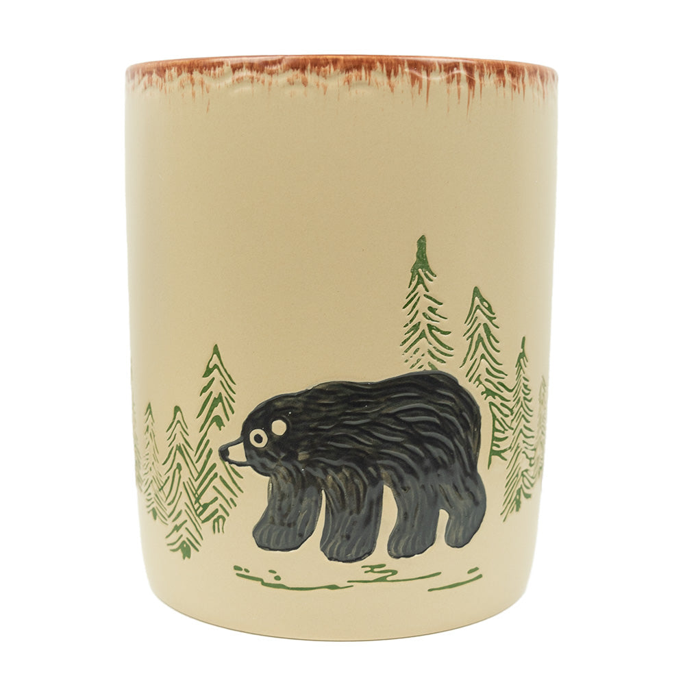 With the Rustic Retreat Utensil Holder by Park Designs, you can find all of your kitchen utensils in one place. Let this rustic utensil holder cozy up your space and organize your life.