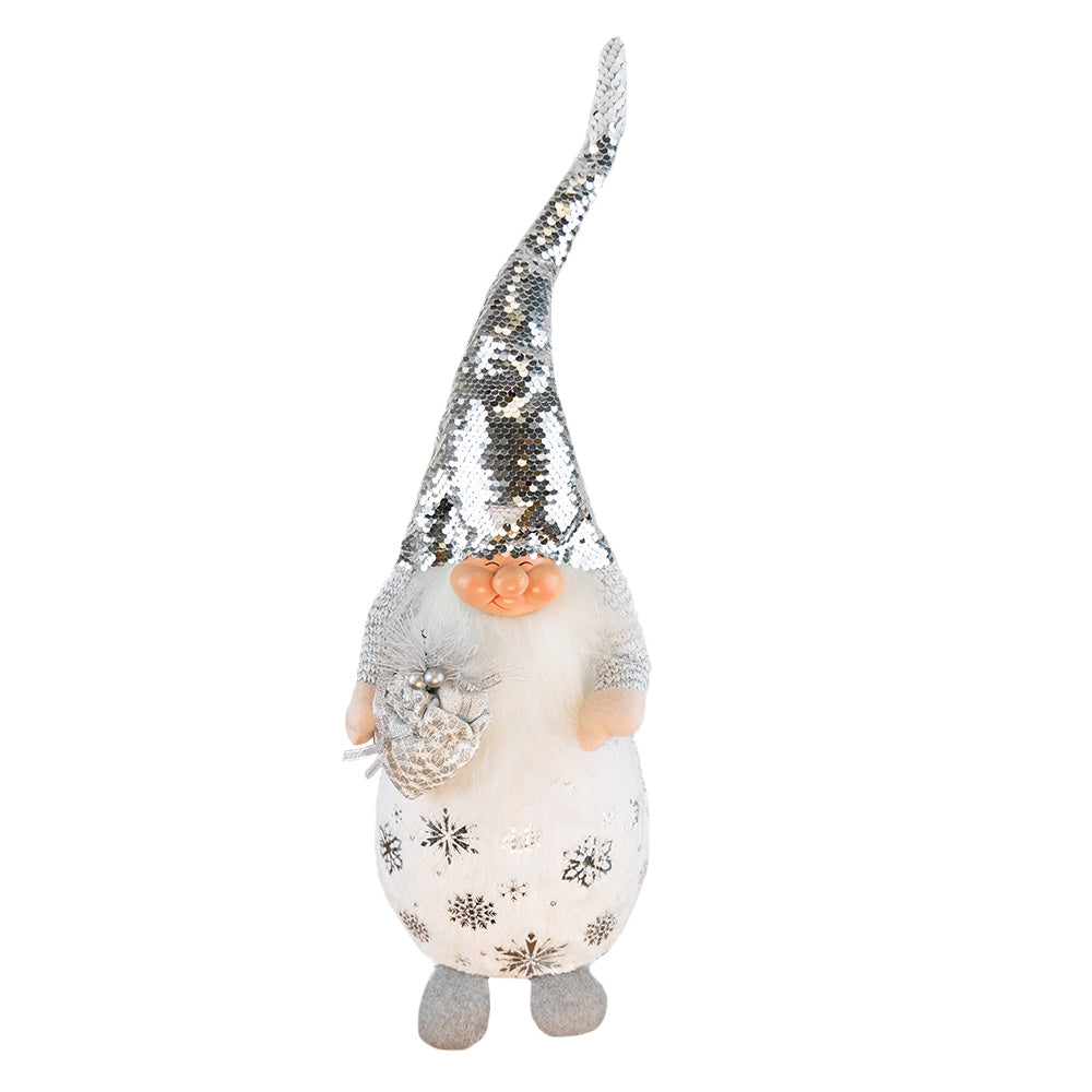 Natron The Gnome by Oak Street Wholesale is the brightest gnome in the bunch, with his battery powered light up function and his jolly demeanor.