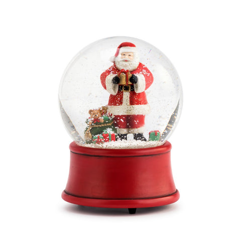 The Santa Presents Snow Globe by Demdaco is the  perfect holiday snow globe that adds a great simple and traditional snow globe to any home! 