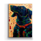Shelle Lindholm True Blue Black Lab Metal Box Art from Meissenburg Designs