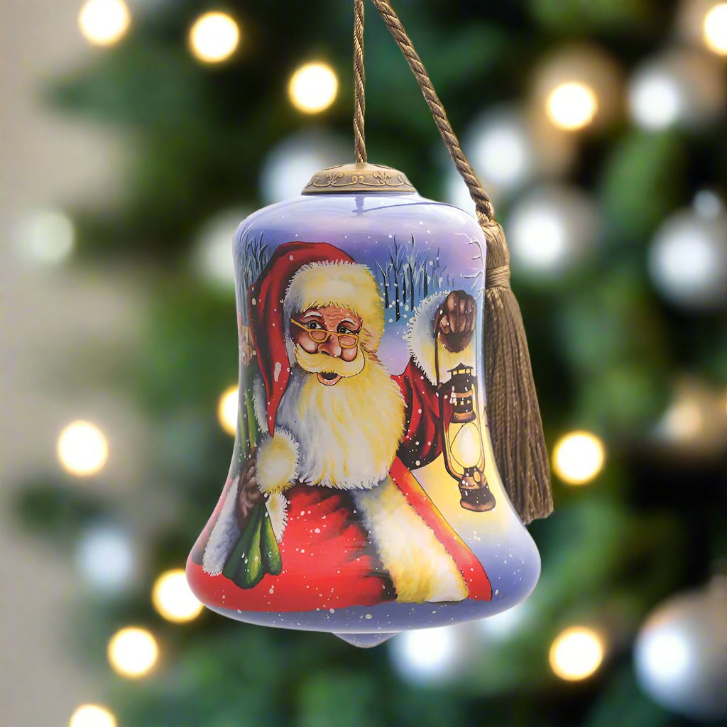 Simon Treadwell Santa With Lantern Inner Beauty Christmas Ornament