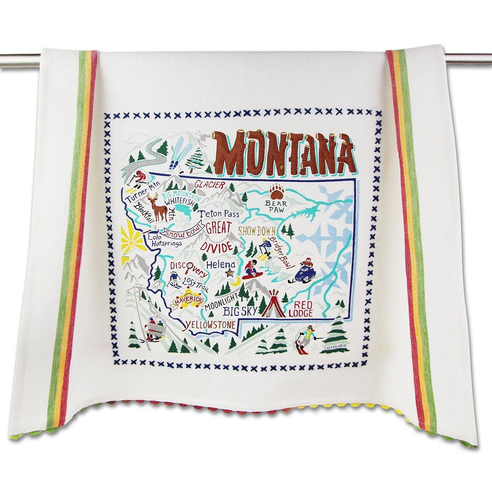 Dish Towel by CatStudio (3 styles) ski montana