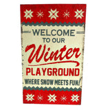 Small Winter Playground Wall Art