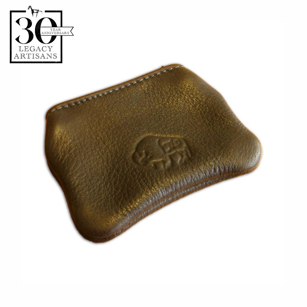Small Zip Coin Purse by The Leather Store