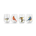 Bird Stemless Watercolor Wine Glasses by Dean Crouser from Big Sky Carvers